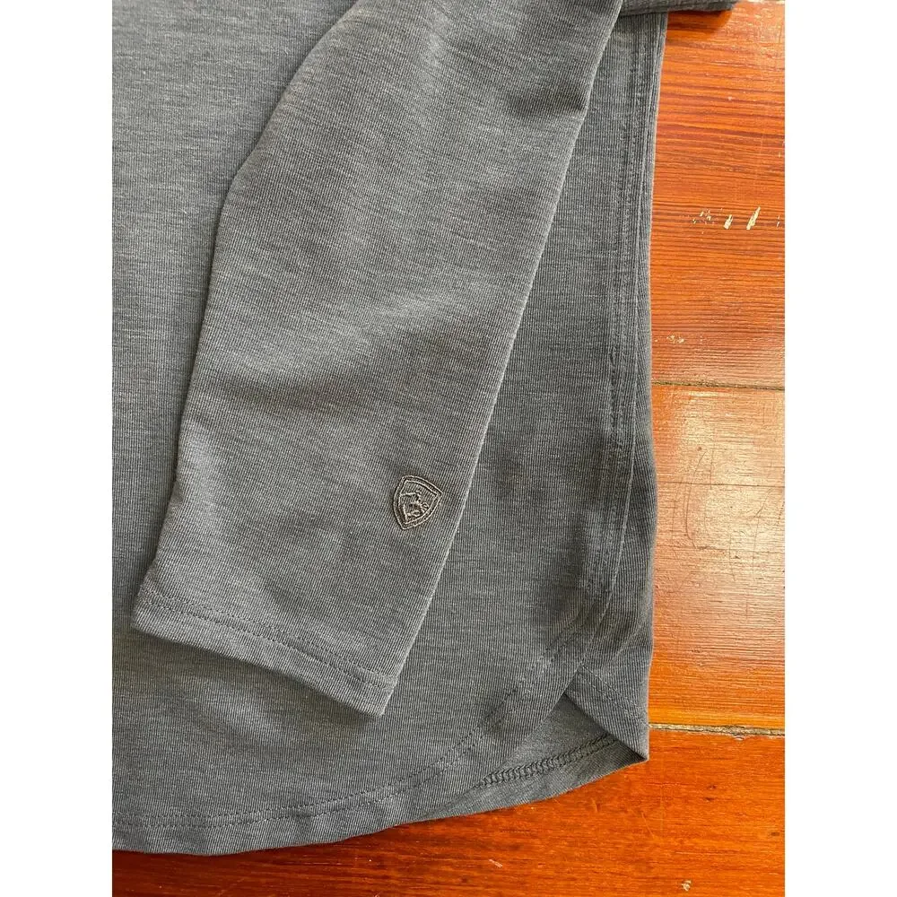 Kuhl Womens Small Gray Long Sleeve Performance Hiking Top Tencel Blend - Picture 6 of 8